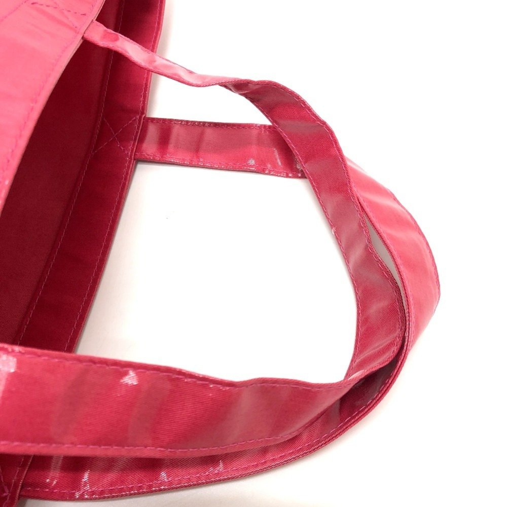 GUCCI 575140 Logo Tote Bag, Handbag, Coated Canvas, Women's, Pink - Picture 6 of 10